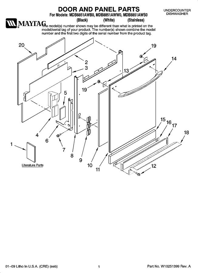 Diagram for MDB8851AWS0