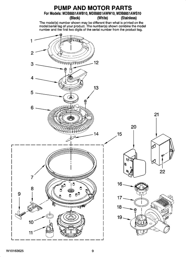 Diagram for MDB8851AWW10