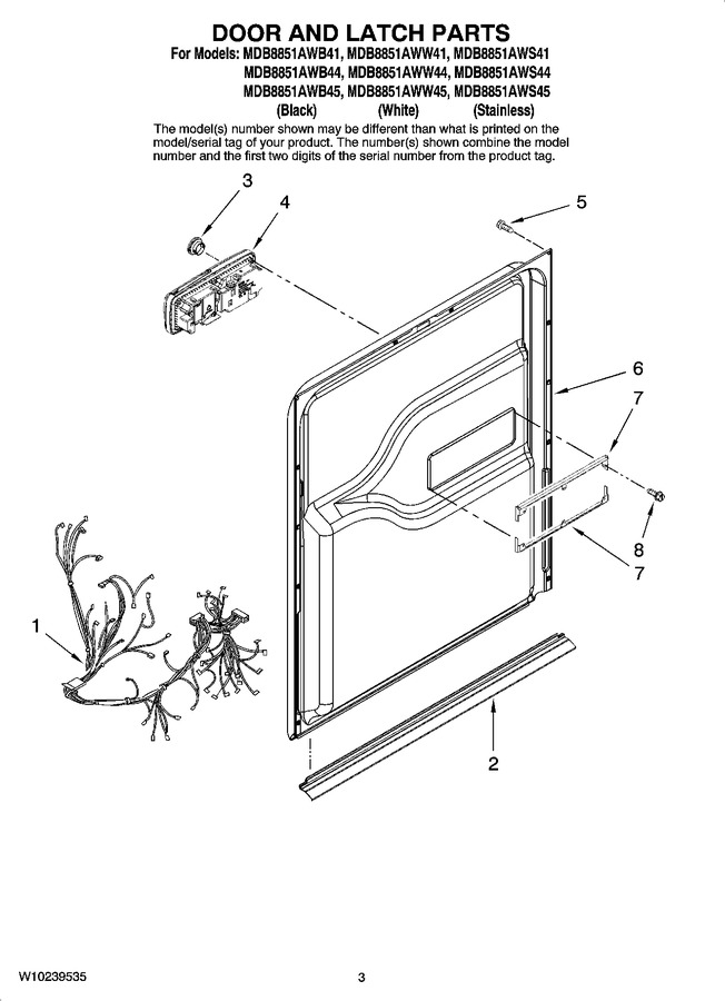Diagram for MDB8851AWW44
