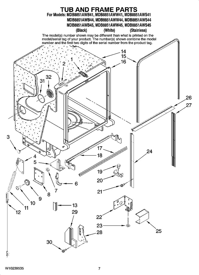 Diagram for MDB8851AWB41