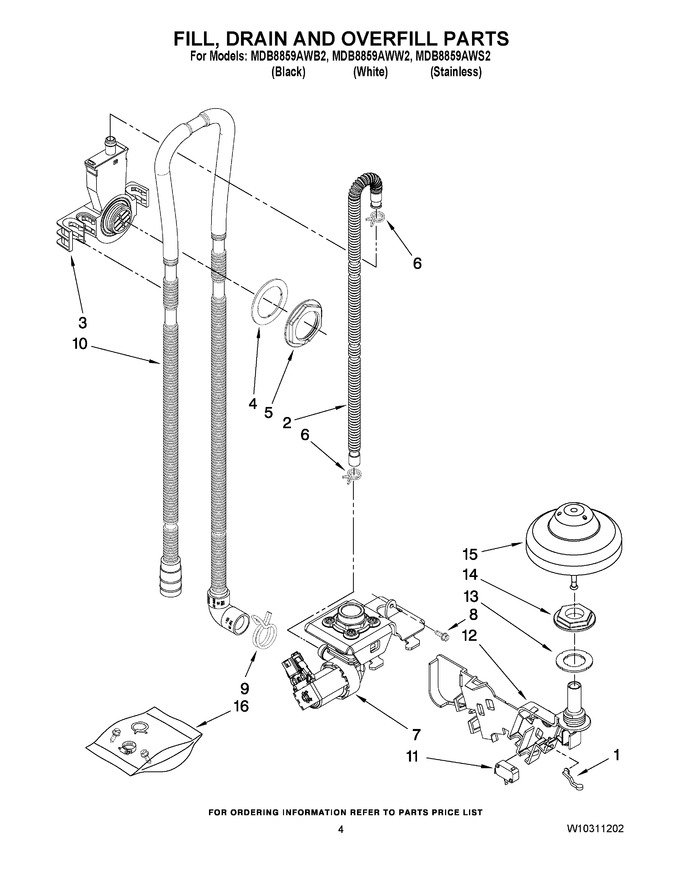 Diagram for MDB8859AWW2
