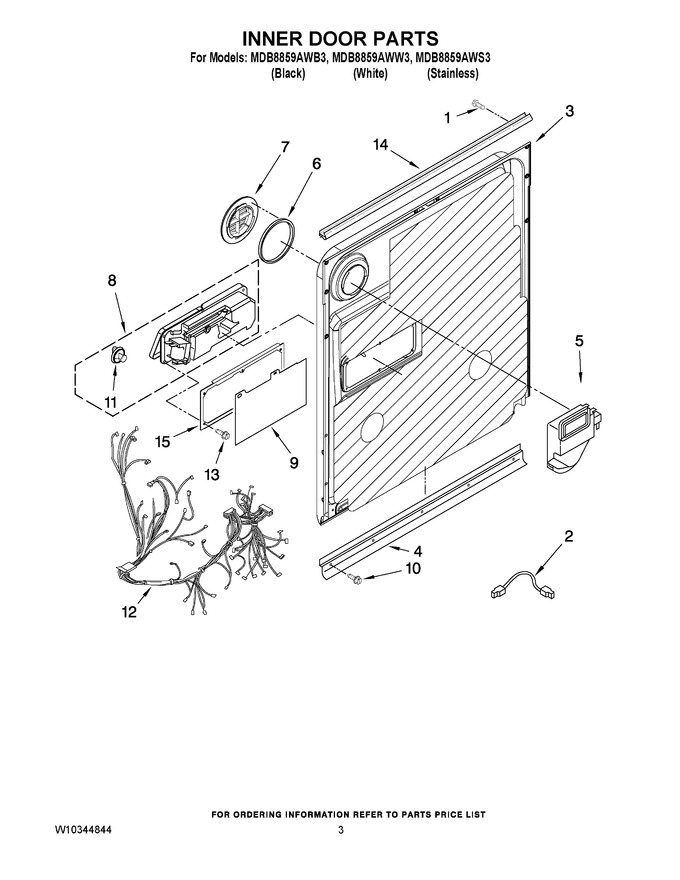 Diagram for MDB8859AWS3