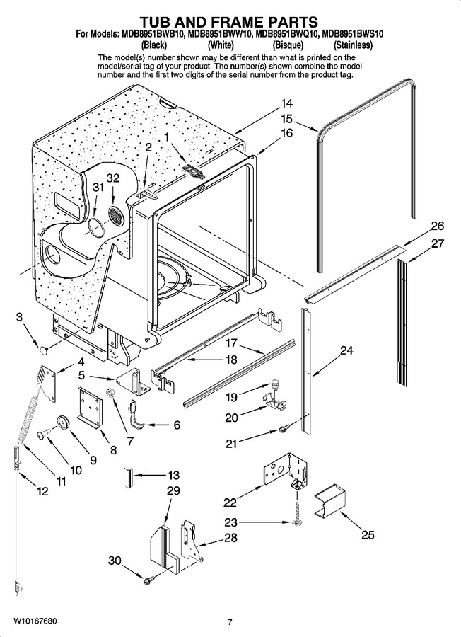 Diagram for MDB8951BWS10
