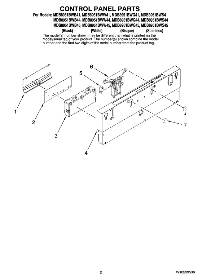 Diagram for MDB8951BWB41