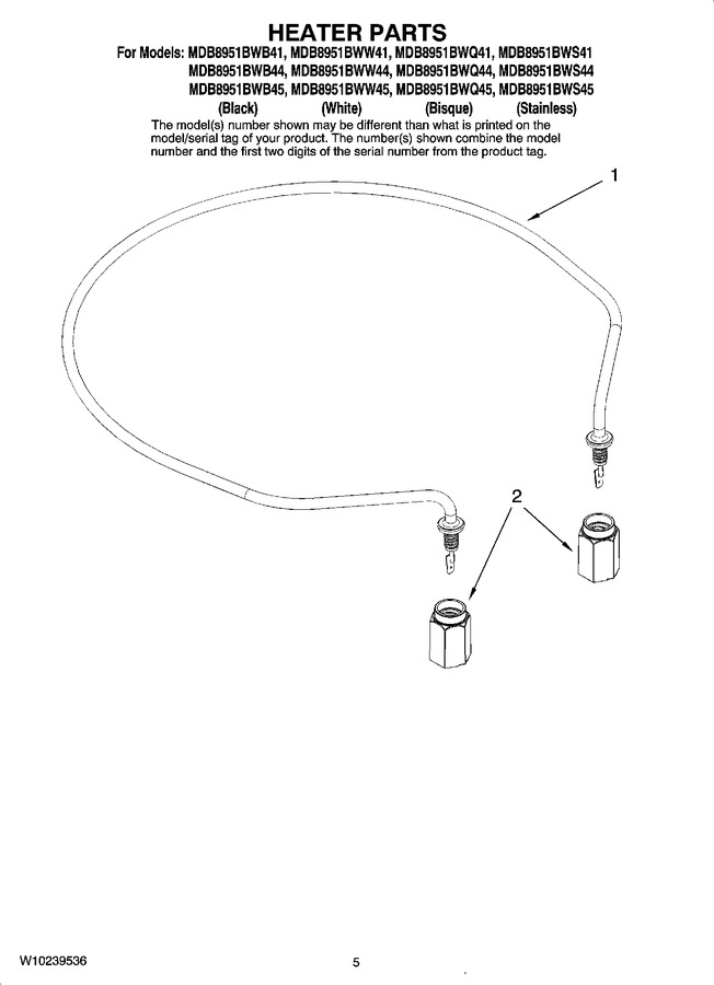 Diagram for MDB8951BWB45