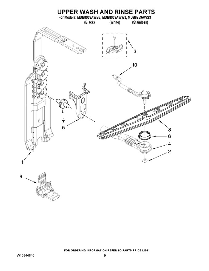 Diagram for MDB8959AWS3