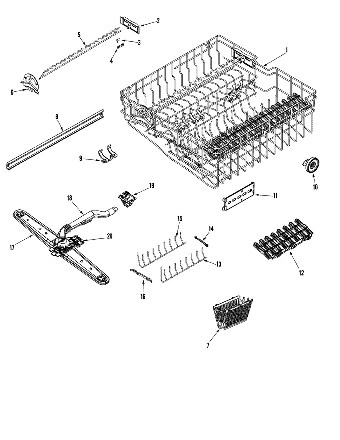 Diagram for MDB9750AWW