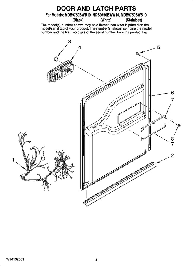 Diagram for MDB9750BWB10