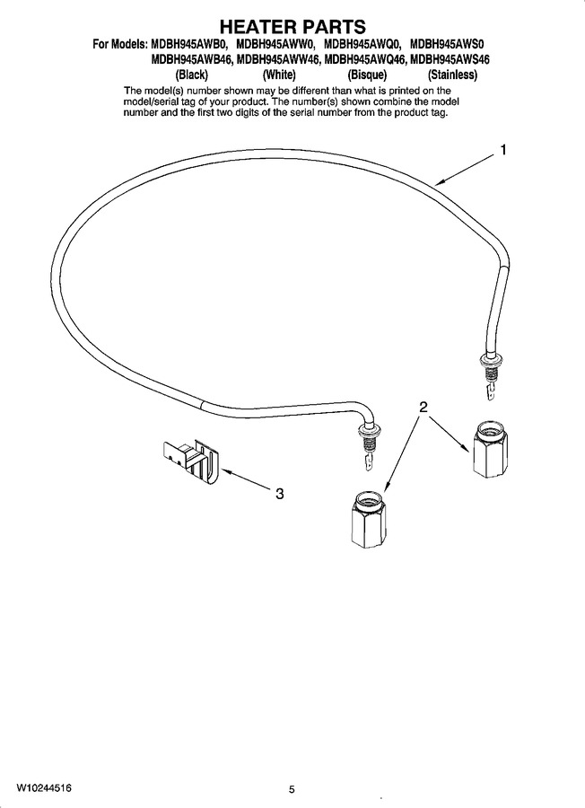 Diagram for MDBH945AWS46