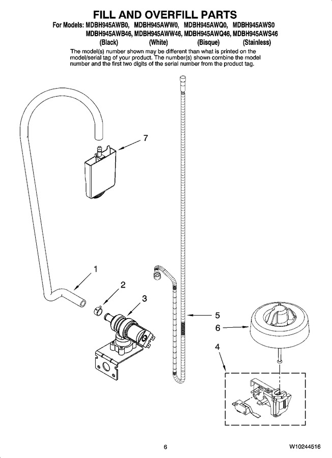 Diagram for MDBH945AWB0