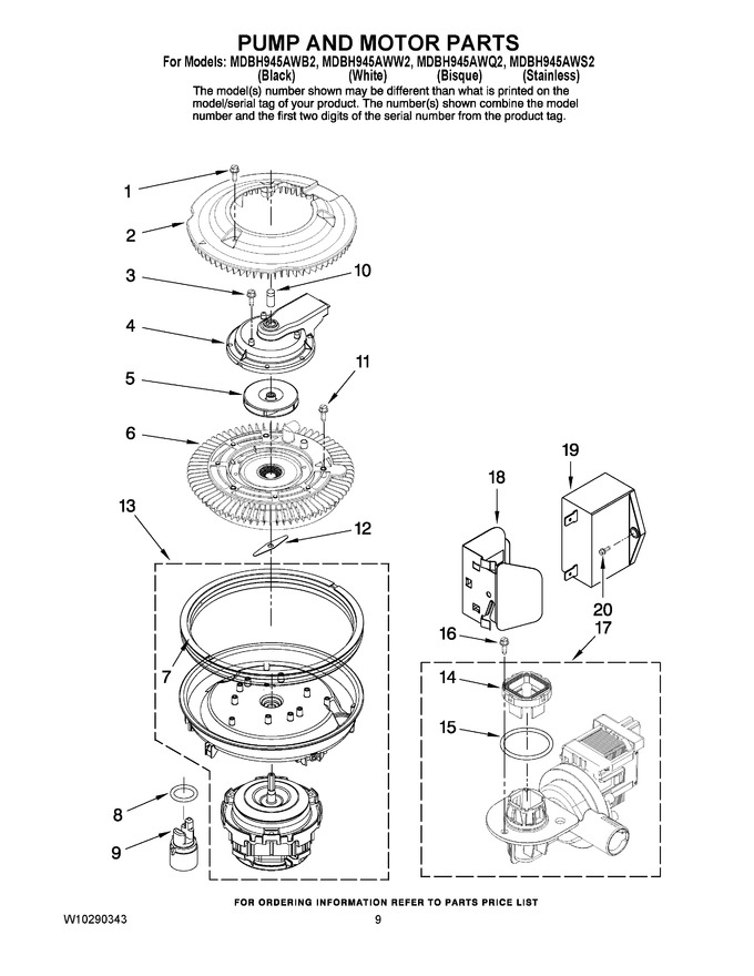 Diagram for MDBH945AWB2
