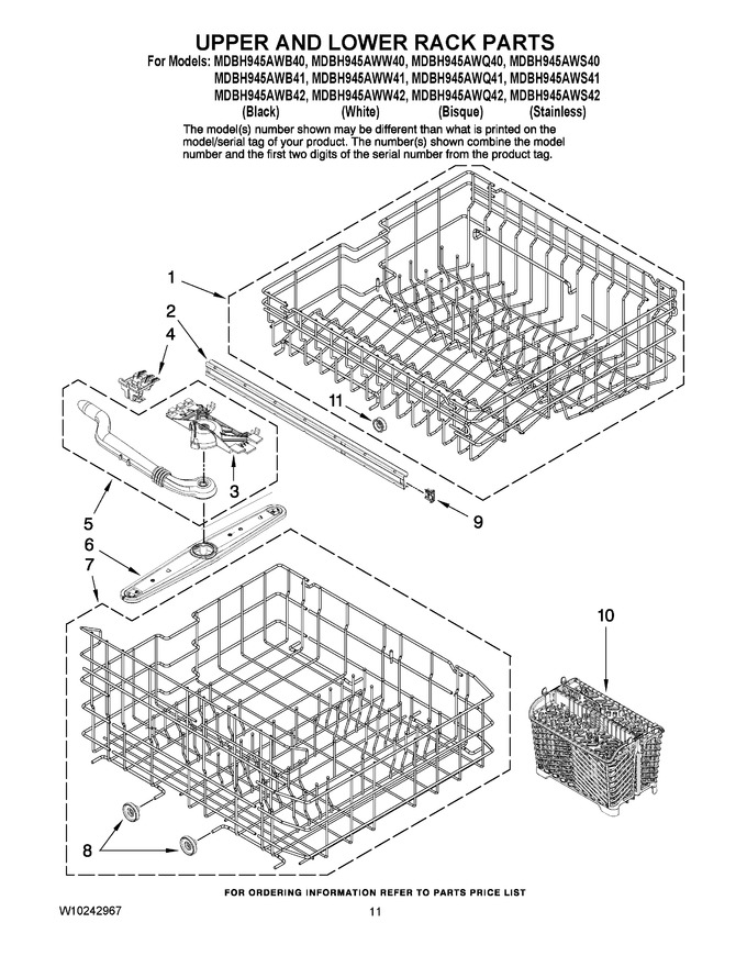 Diagram for MDBH945AWW40