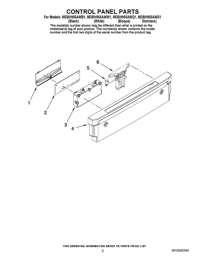 Diagram for MDBH955AWS1