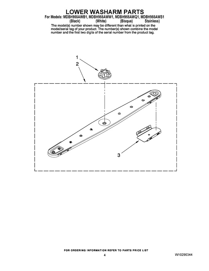 Diagram for MDBH955AWS1