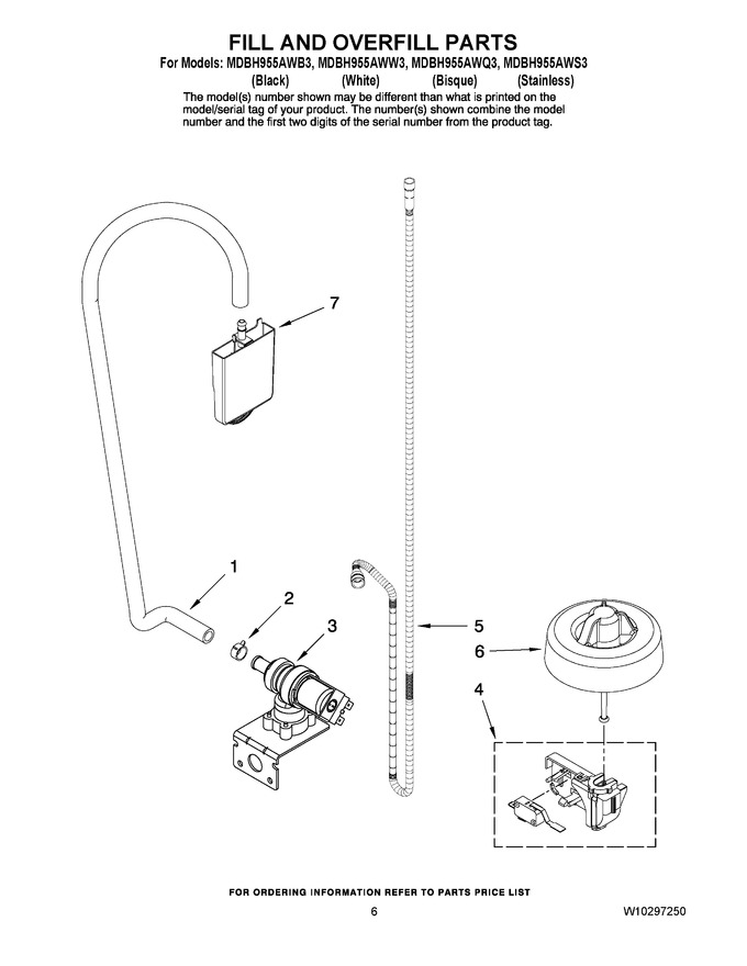 Diagram for MDBH955AWS3