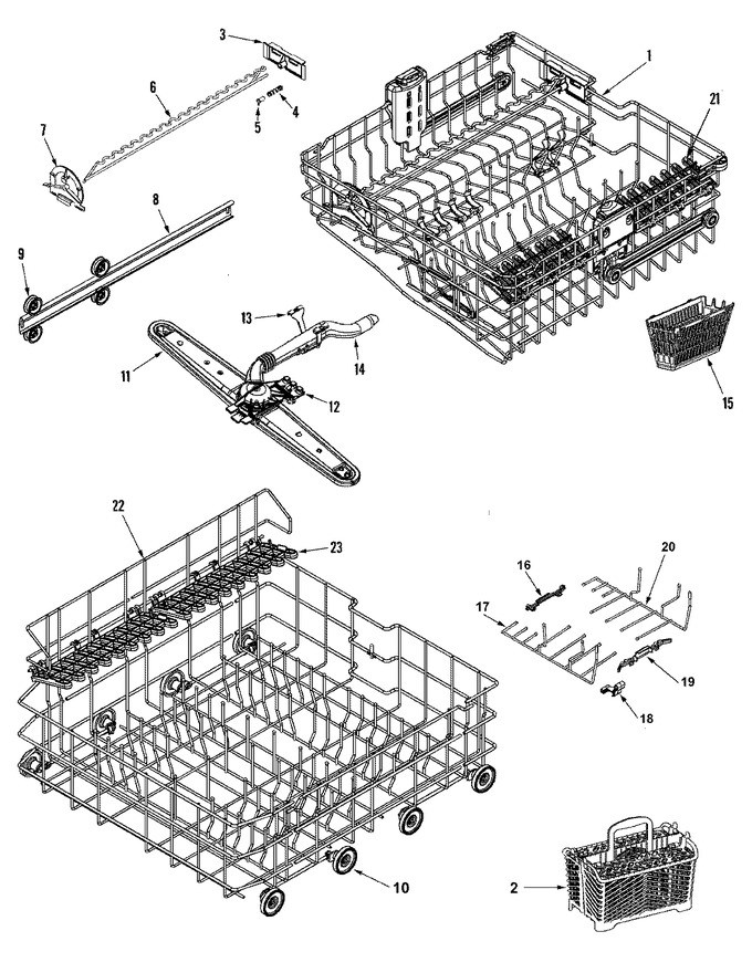 Diagram for MDBH965AWW