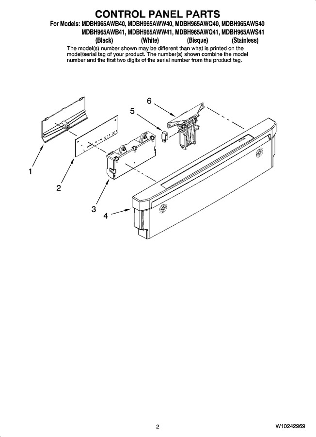 Diagram for MDBH965AWB40
