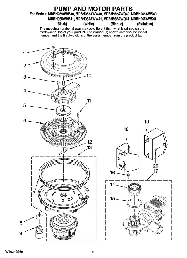 Diagram for MDBH965AWS41
