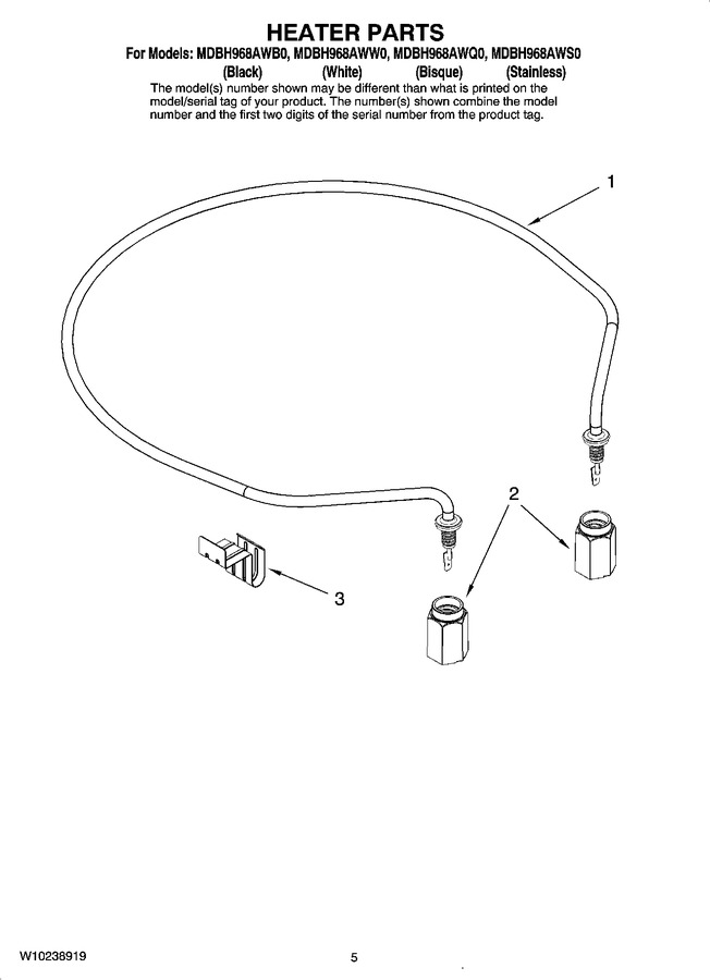 Diagram for MDBH968AWS0