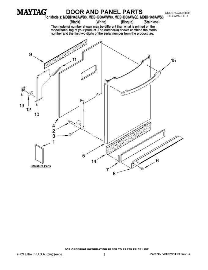 Diagram for MDBH968AWB3