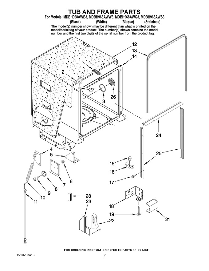 Diagram for MDBH968AWQ3
