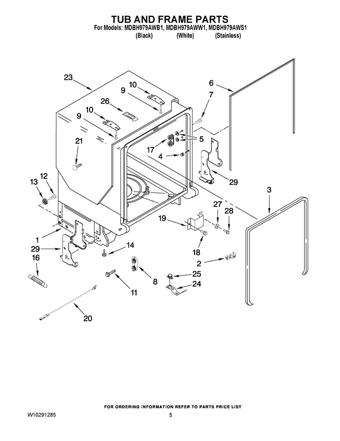 Diagram for MDBH979AWW1