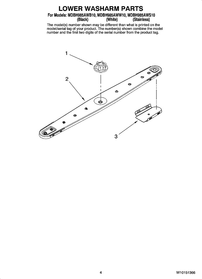 Diagram for MDBH985AWW10