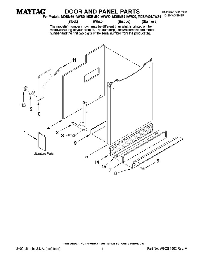 Diagram for MDBM601AWQ0