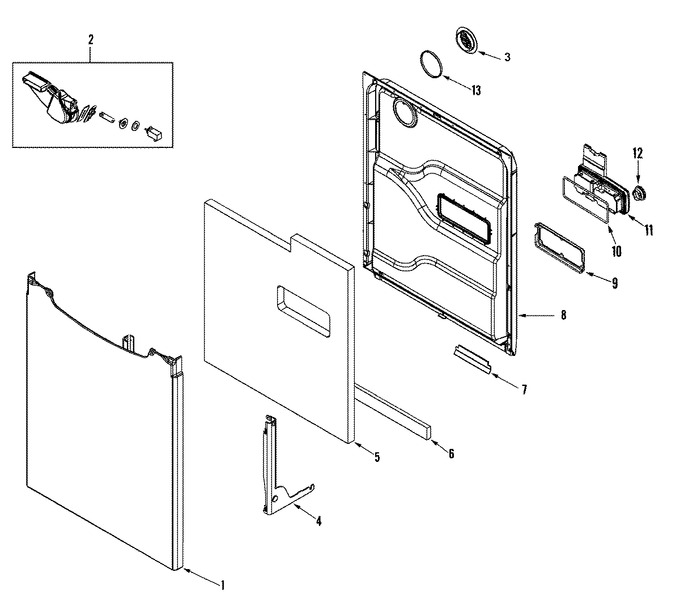 Diagram for MDBS661AWW