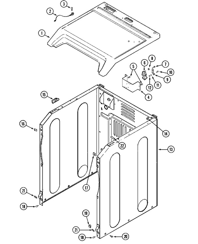 Diagram for MDE21PDAYW