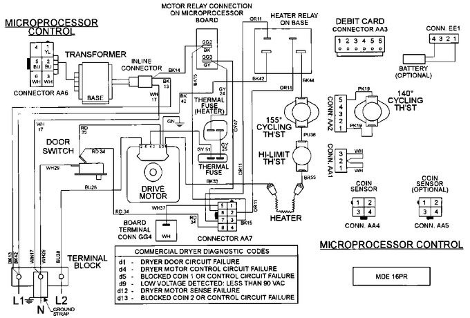 Diagram for MDE14PRAYW