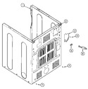 Diagram for 05 - Cabinet-rear (mdg16cssaw)