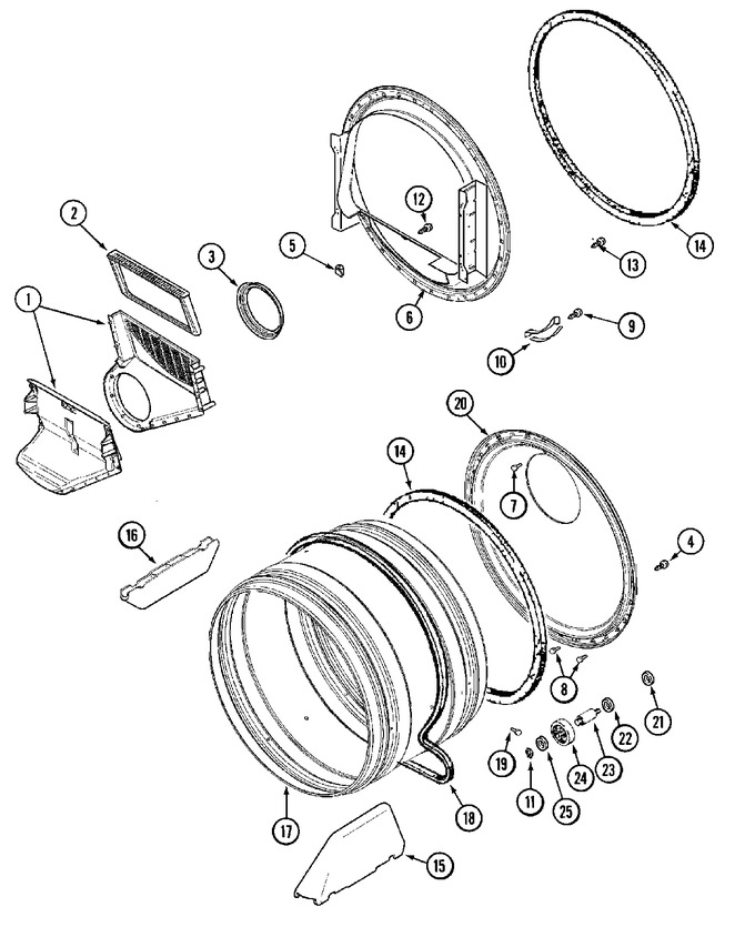 Diagram for MDG16PDAWW