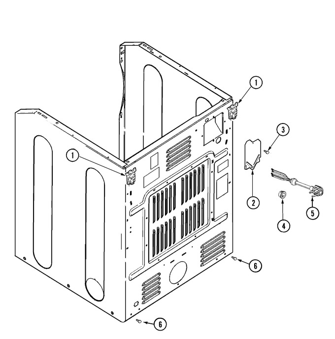 Diagram for MDG16PRDWW