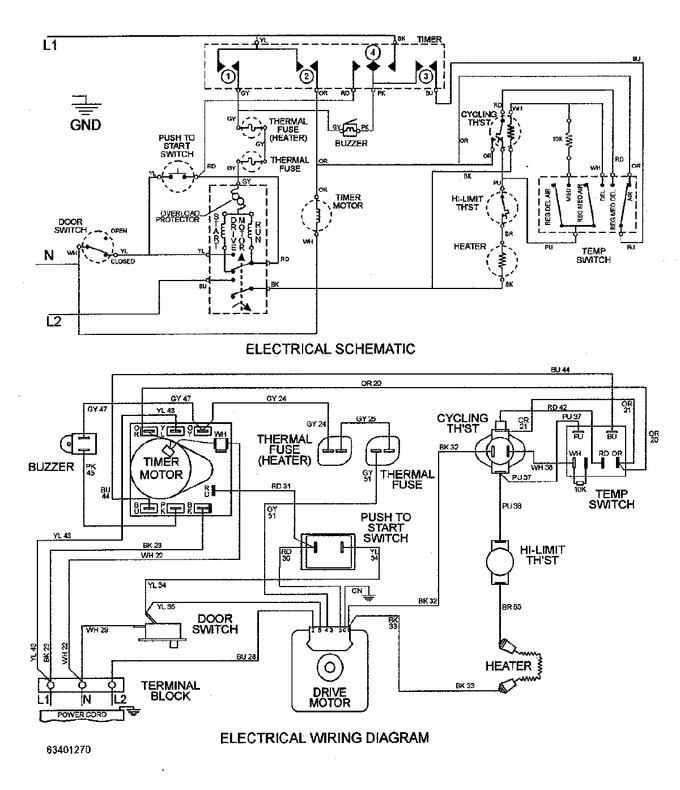 Diagram for MDE2500AZW