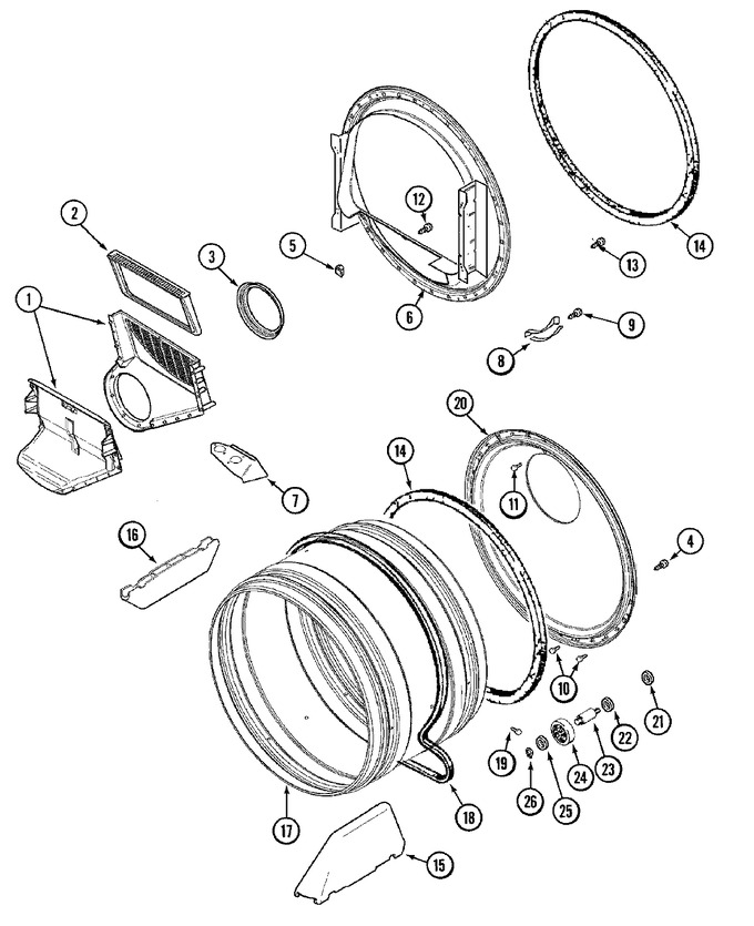 Diagram for MDE2600AYW