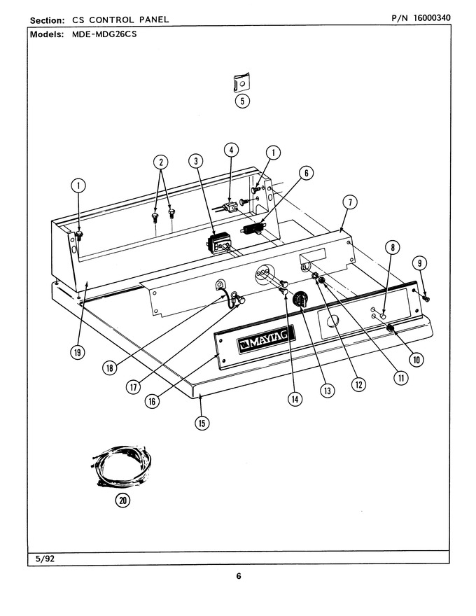Diagram for MDG26CSAGL