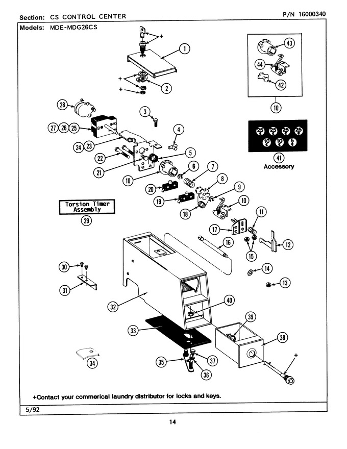 Diagram for MDE26CSAEW