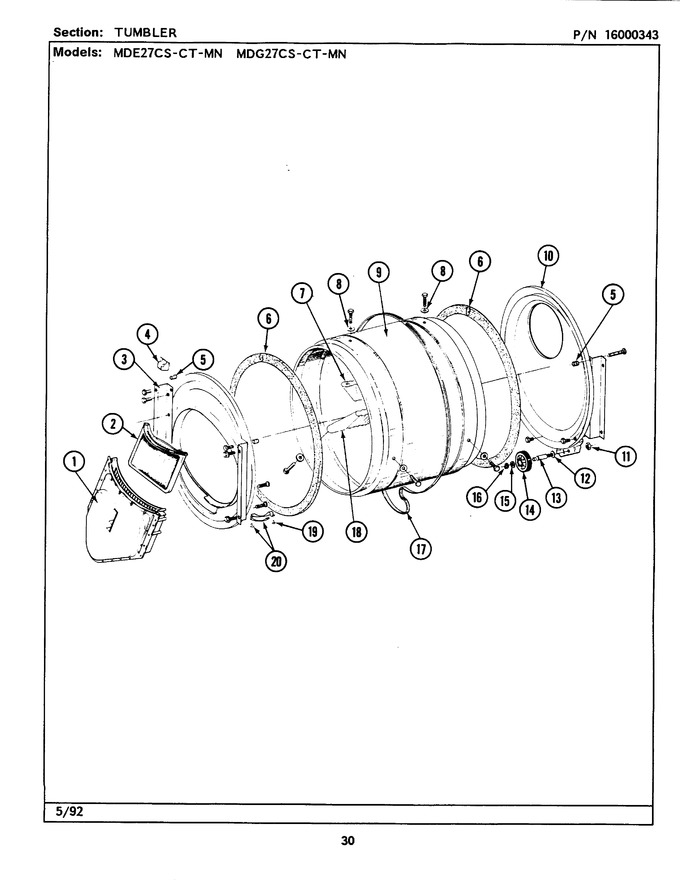 Diagram for MDG27CTABW