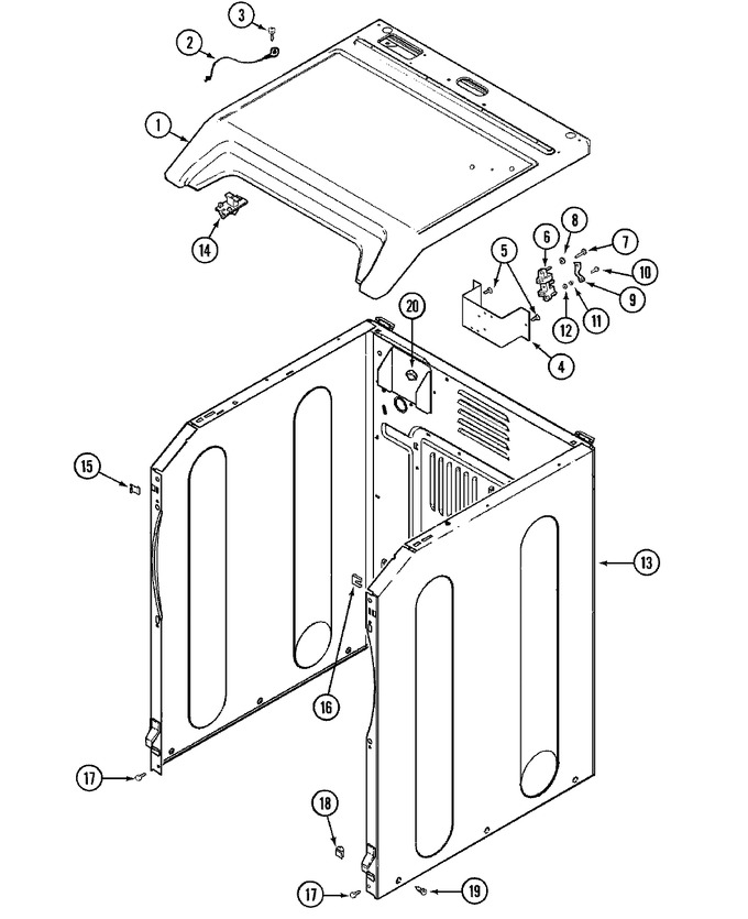 Diagram for MDE3050AGW