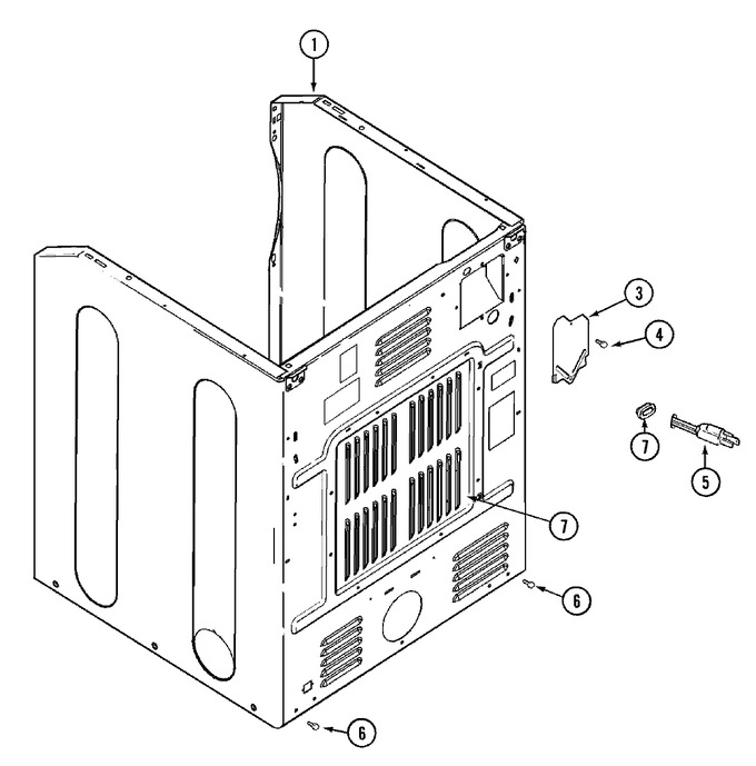 Diagram for MDE3050AGW