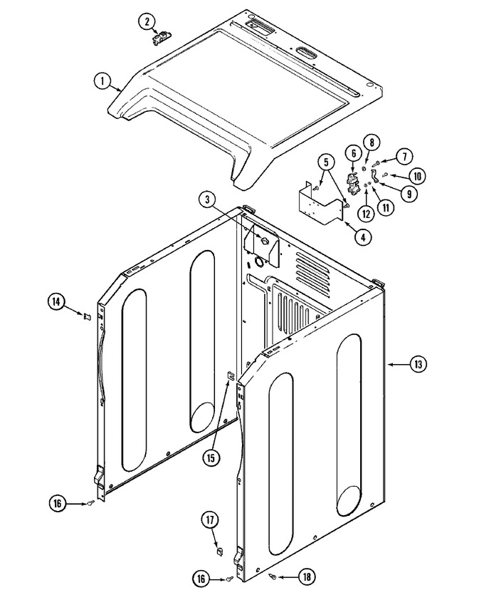 Diagram for MDE8000AZW