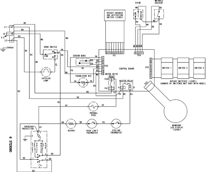 Diagram for MDE5806AYW