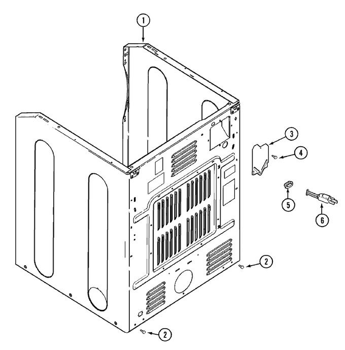 Diagram for MDG5000BWW