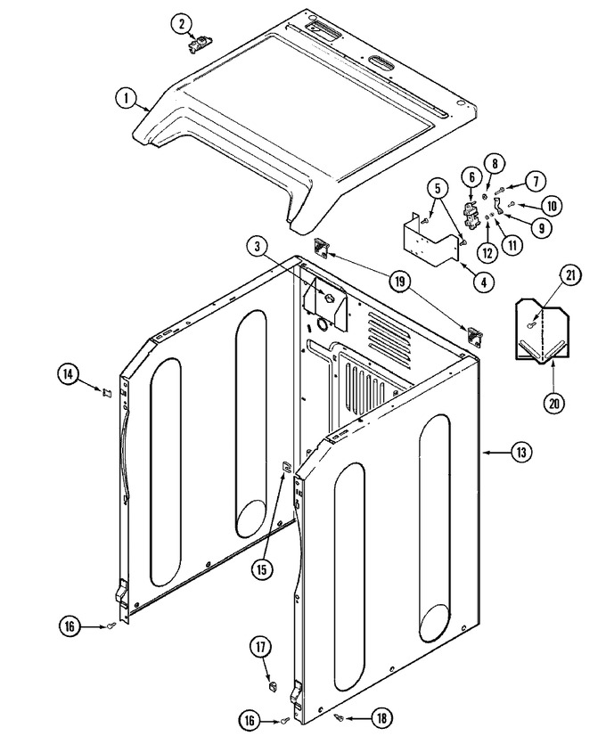 Diagram for MDE6400AGW