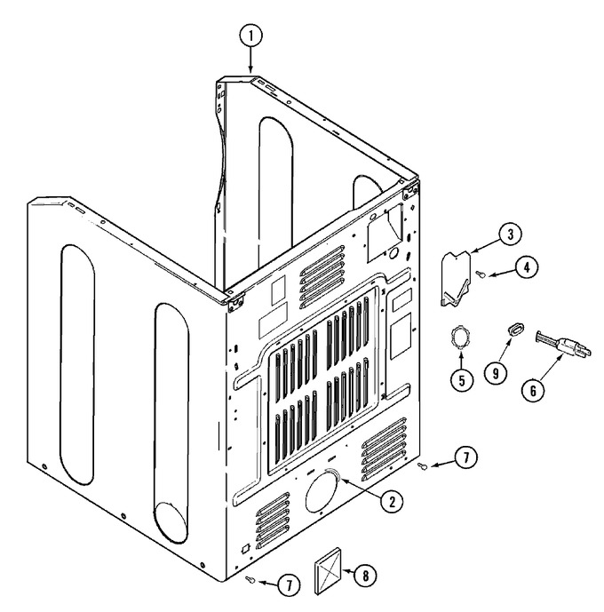 Diagram for MDE8600AZW