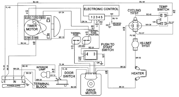 Diagram for MDE9606AZW