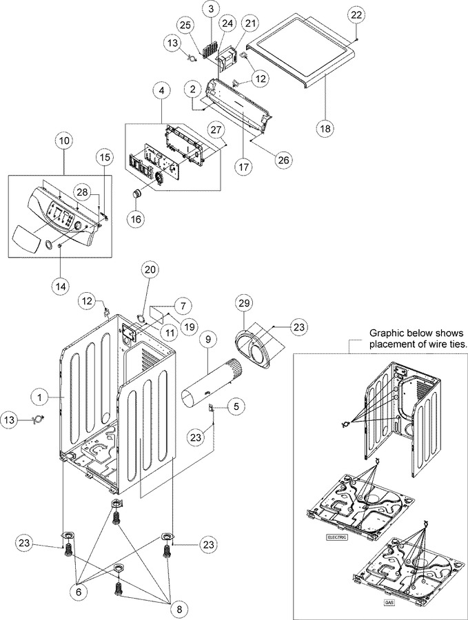 Diagram for MDG9700AWM