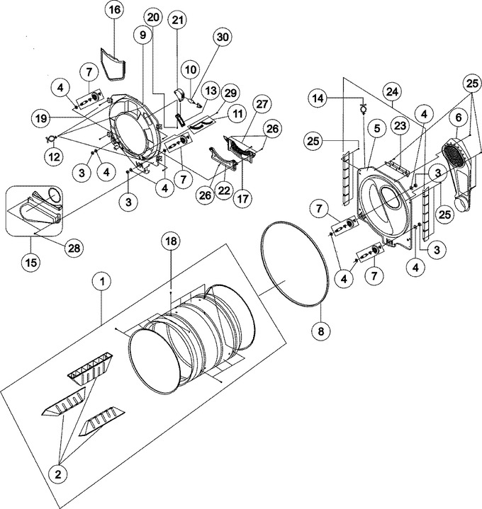 Diagram for MDE9700AYW