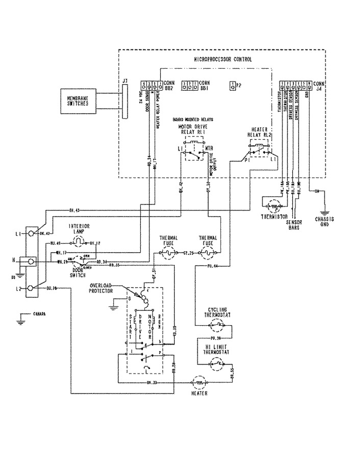 Diagram for MDE9800AYW